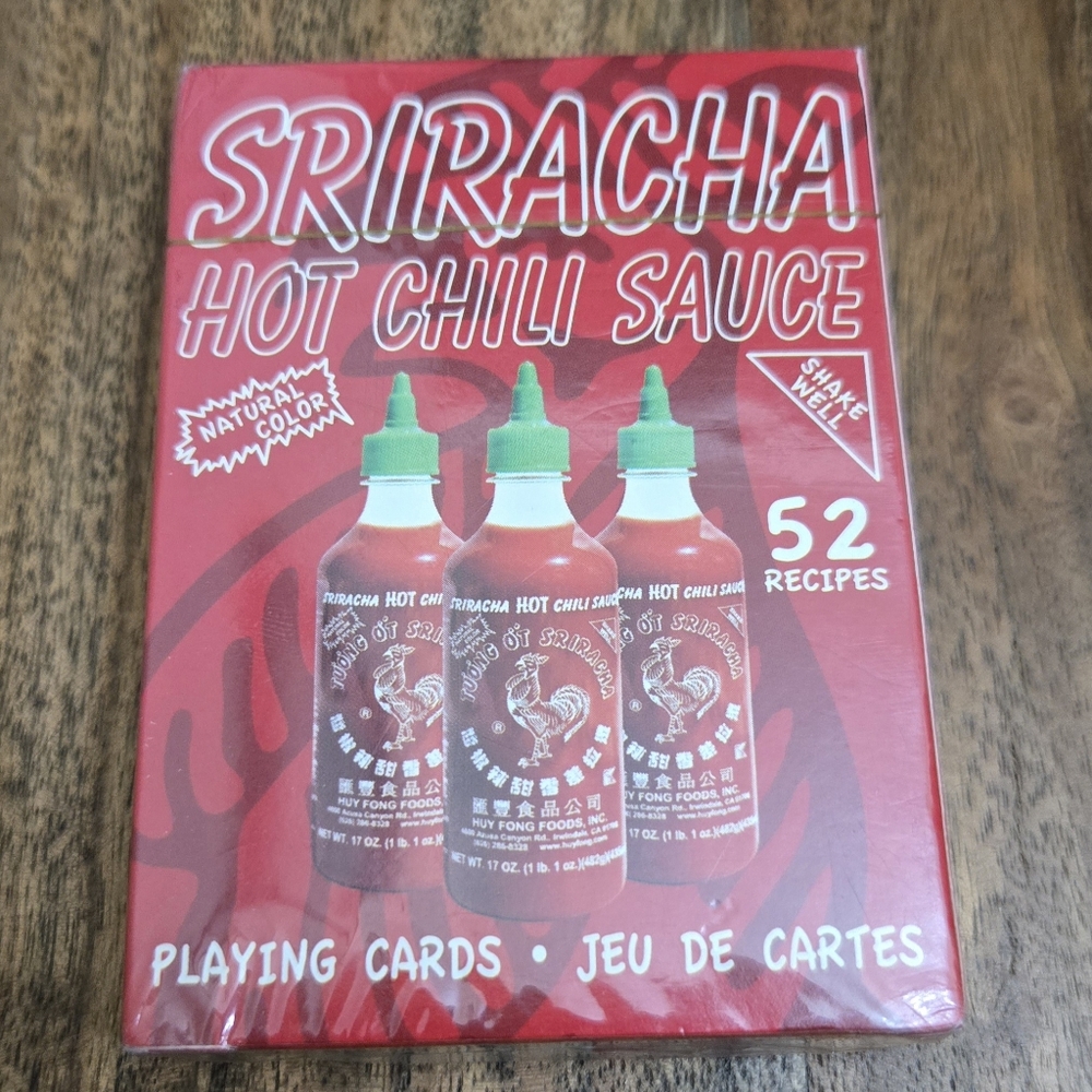 Sriracha Playing Cards